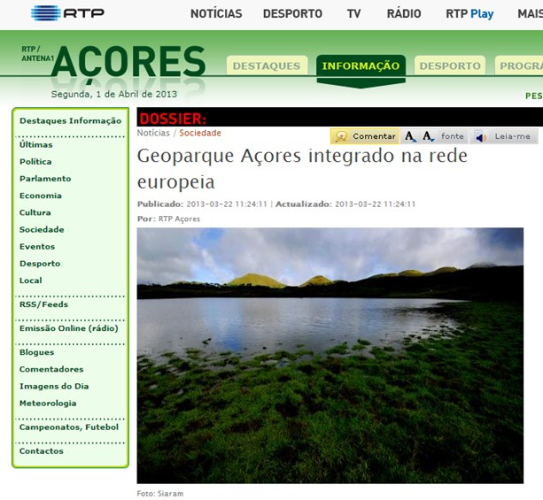 No dia 23 de março, a Associação Ecológica Amigos dos Açores editou um livro intitulado Geocaching: uma ferramenta de sensibilização ambiental.