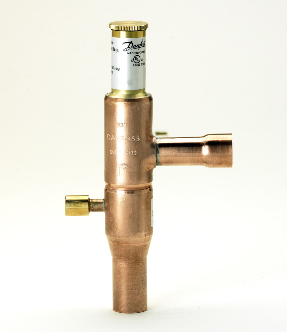 Ficha técnica Regulador de pressão do evaporador KVP O KVP é montado na linha de sucção após o evaporador e é usado para:.