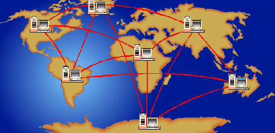 INTERNET Prof. Luiz A. Nascimento Definição 2 Rede internacional de computadores que permite comunicação e transferência de dados entre outros serviços. Utiliza o protocolo TCP/IP É a rede das redes.