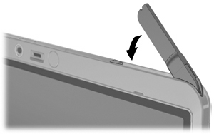 Utilização da antena externa de WWAN A antena externa de WWAN permite conectar a uma rede de longa distância sem fio (WWAN) e então à Internet, utilizando o módulo integrado HP Broadband Wireless e o