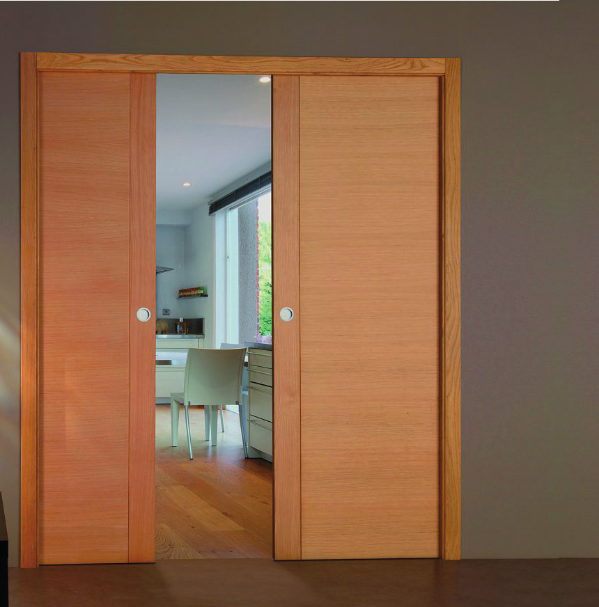 Smart double - Porta Dupla Para unir ou ampliar espaços separados, permitindo grande mobilidade entre os espaços, com elegância.