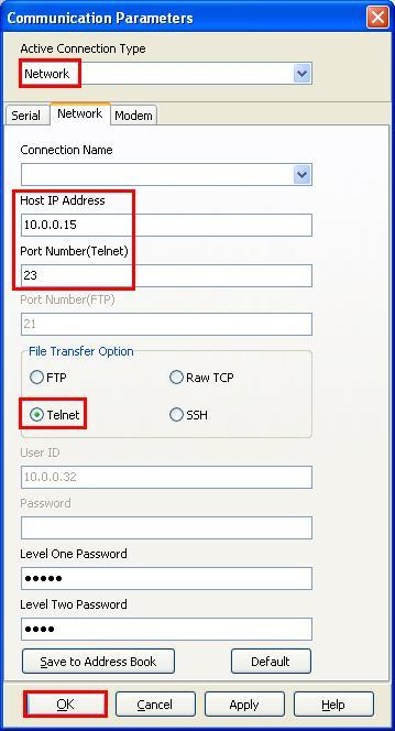 Figura 5 Este relé permite três opções de comunicação através do cabo serial, cabo ethernet e através de modem.