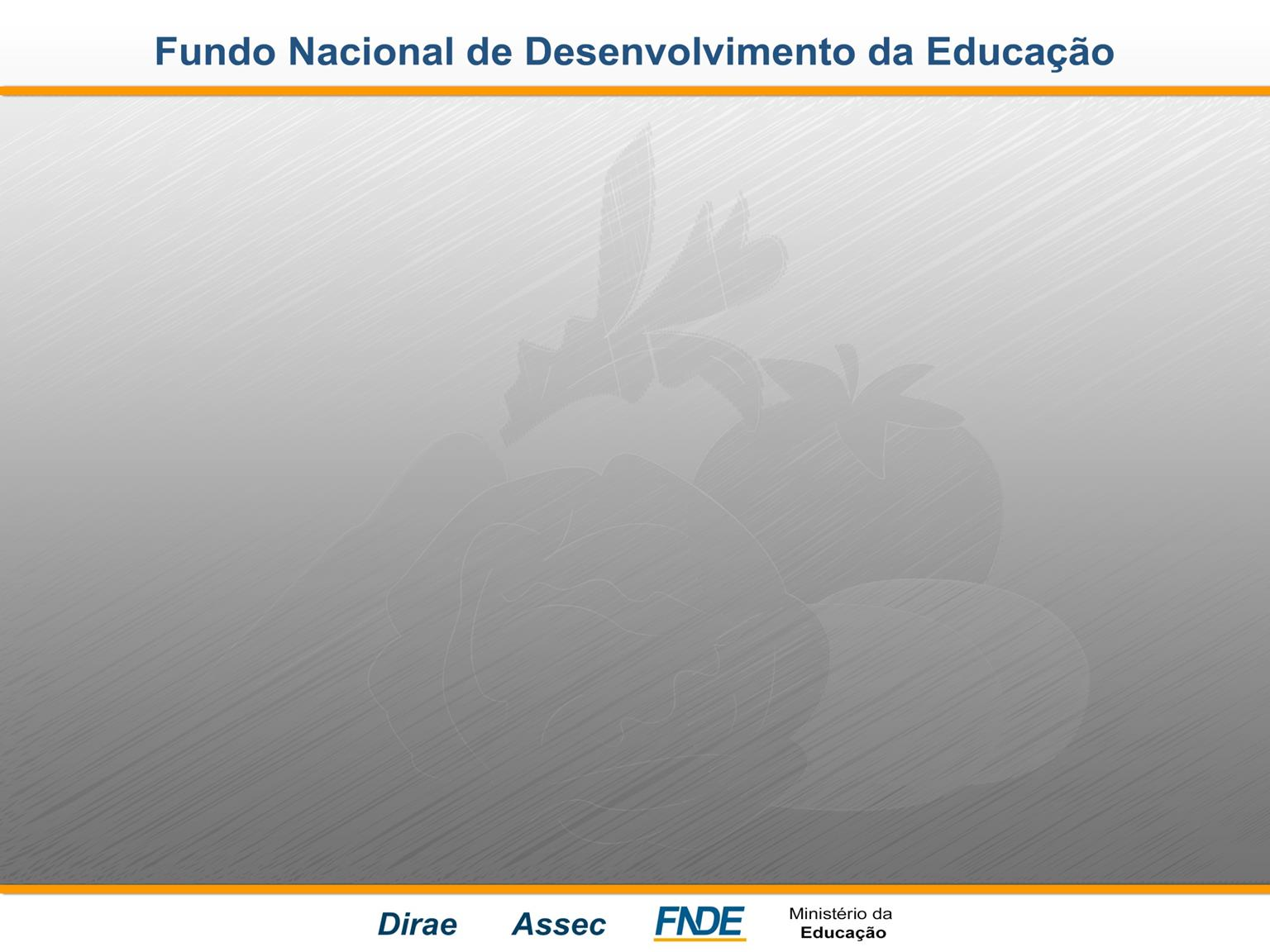 Fundo Nacional de Desenvolvimento da Educação FNDE Diretoria de Ações Educacionais - DIRAE Coordenação-Geral do Programa