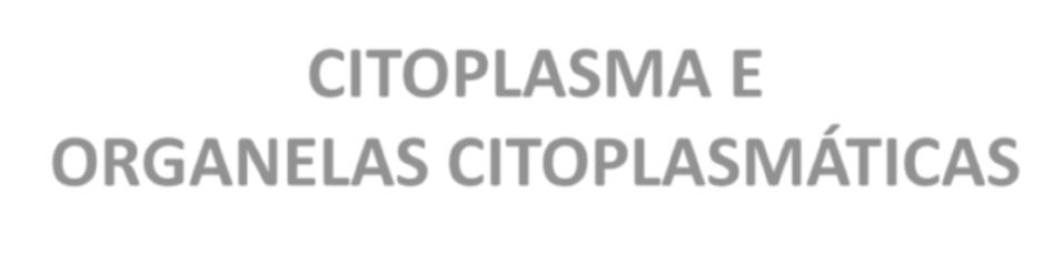 CITOPLASMA E ORGANELAS