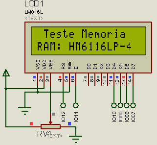 Imagem Inicio do Teste Um diagrama funcional do teste da memória é apresentado abaixo. O teste é iniciado quando o usuário pressiona o botão de início (Obvio isto!).