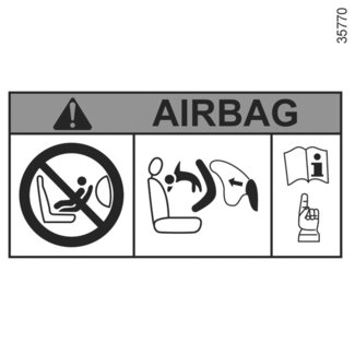 SEGURANÇA DE CRIANÇAS: desactivação, activação do «airbag» do passageiro dianteiro (2/3) 3 A A PERIGO Devido à incompatibilidade entre o acionamento do airbag do passageiro dianteiro e o