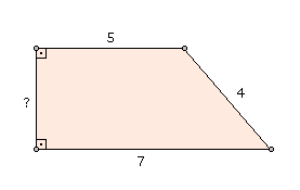 Exemplo 17: Determine uma altura e a área do triângulo isósceles de lados 6, 6