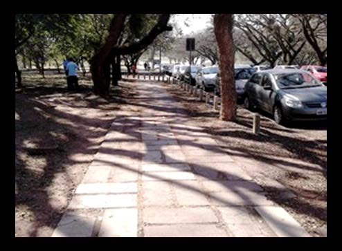 Pavimento Permeável A CUASO possui 120 km de calçadas com diversos tipos de revestimento.