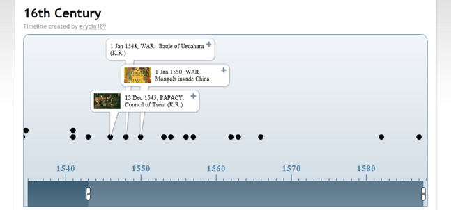 9. A partir deste ponto podemos então adicionar à nossa timeline os nossos eventos, bastando para isso, clicar em Add Event. (fig.5). Figura 5 Página para adicionar um novo evento 10.