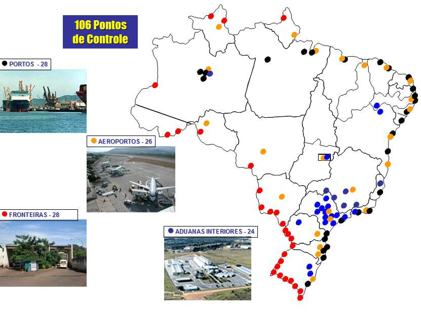 Outra Situação: Gargalo Fiscal no MAPA/ANVISA/RFB Exemplo MAPA SANTOS - 34 fiscais - 1.