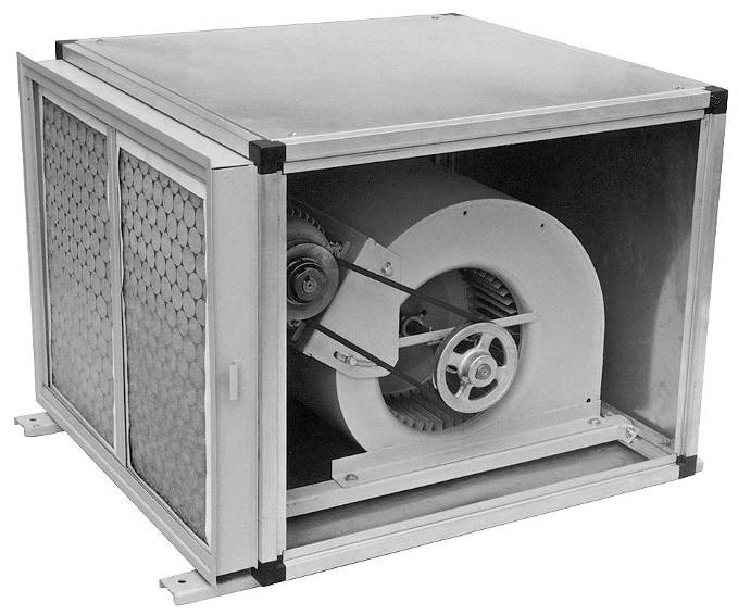 atálogo geral de caixas de ventilação com ventiladores centrífugos TRMODIN omponentes