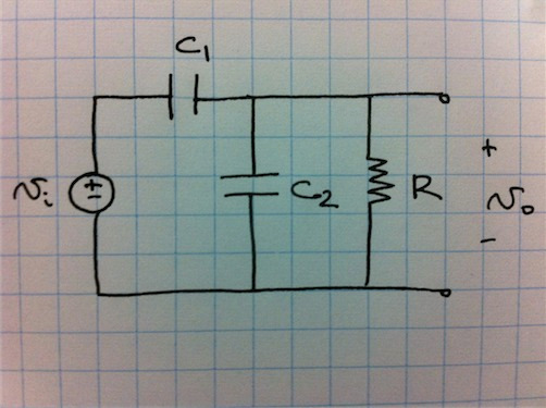 rd = resistência incremental do diodo rd = nv t /I n = 2; V t = 25mV I = corrente no diodo a) ( ) -10mV b) ( ) +10mV c) ( ) +100mV d) ( ) 5mV e) ( ) 40mV Questão 24: A relação entre as tensões v 0 e