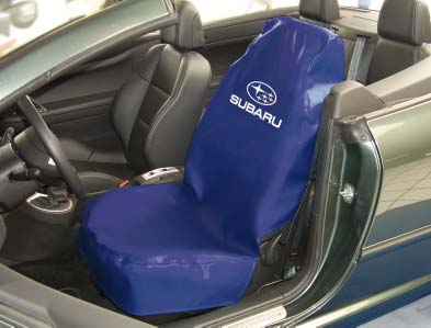 Cobertura de assento para SUBARU ref. D-S 15 SB A cobertura de assento evita fiavelmente manchas nos assentos dianteiros. De forte couro artificial azul.