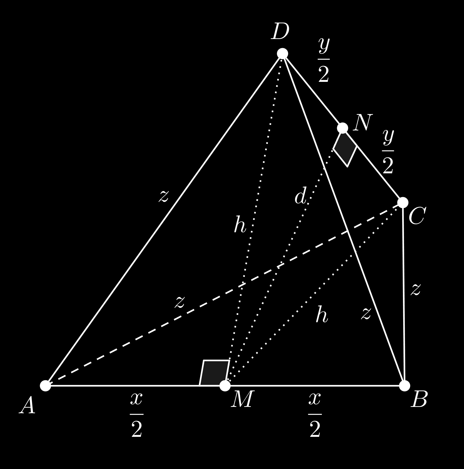 Com isso, a seção do sólido S é a coroa circular entre os círculos de raios x e R,, sua área é dada por Sessão S = πr πx = πr x ). A seção da esfera pelo plano será o círculo de raio CP da figura.
