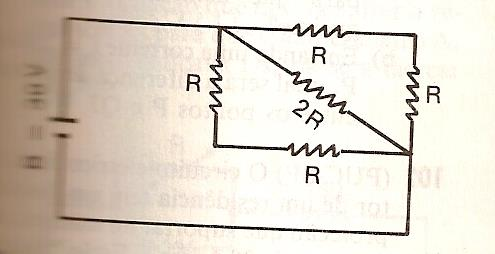 Determine i. A) A Diferença de potencial elétrico entre os dois pontos de apoio do pássaro no fio (pontos A e B) é quase nula.