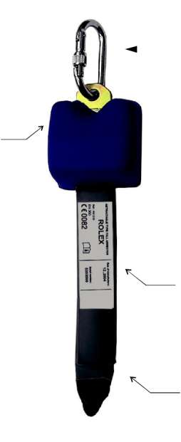 ANTI-QUEDA Deslizante ROLEX Dispositivo Anti-queda Deslizante Stop Ligth 14mm EN 360 Ref.