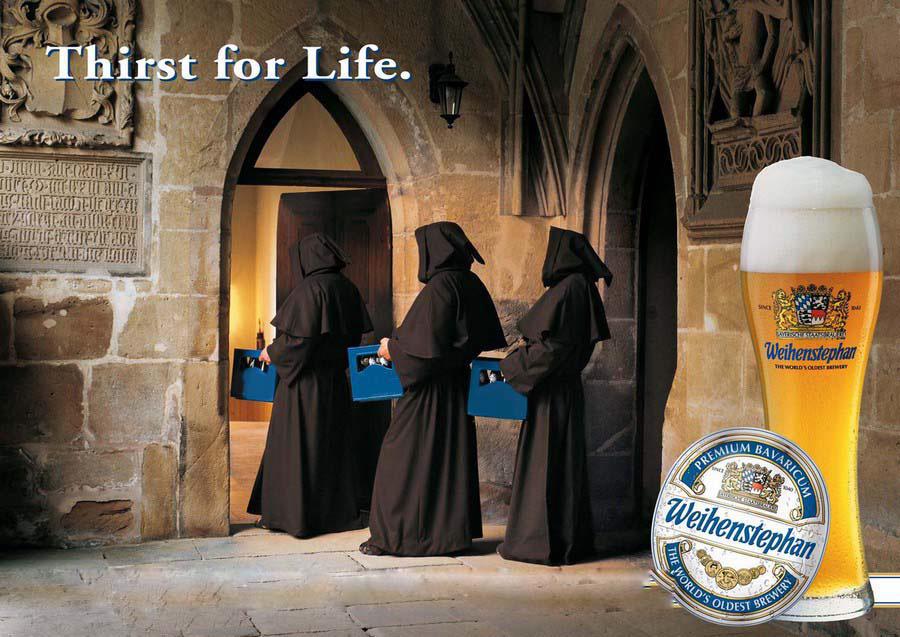 Durante muito tempo, os mosteiros produziram cervejas apenas pensando na qualidade de vida dos viajantes: a água era imprópria para consumo, o que tornava o processo de fabricação da cerveja perfeito