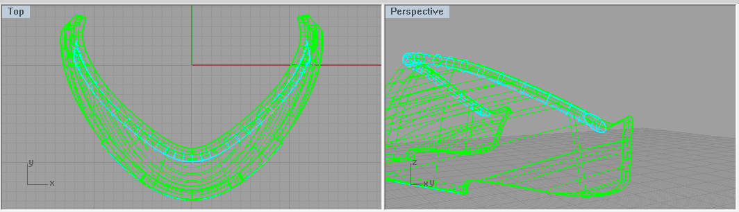 criada com o pipe e extrude a curva para que corte a borda, use a