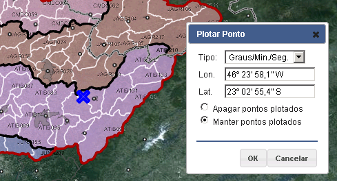 SIG-PCJ AULA 3 :: Exemplo de caso: Um usuário precisa determinar, a partir de coordenadas lat/long, de seu empreendimento, qual: a) Cidade; b) área de contribuição para o modelo.