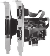 Placa PCI PU013 Sweex com porta paralela & 2 portas em série Introdução Não exponha o PU013 a temperaturas extremas. Não exponha o dispositivo a luz solar directa ou perto de aquecedores.