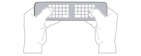 Caixa alta e caixa baixa Para digitar um caractere em caixa alta, pressione a tecla (Shift) antes de começar a digitar.