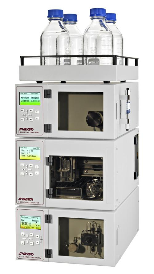 SYKAM HPLC S 500/600 DESCRIÇÃO Os sistemas Sykam S 500 e Sykam S 600 são dedicados a todas as principais análises de rotina e pesquisa.
