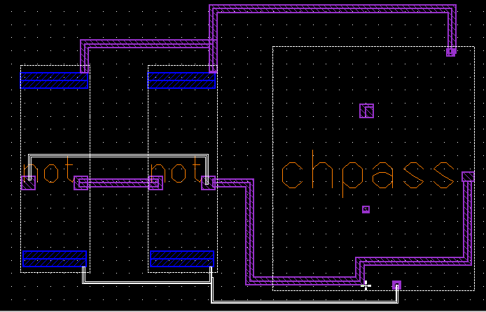 Figura 30: Layout circuito bit.