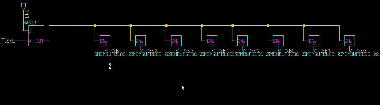 Figura 4: Célula básica de 8 bits.