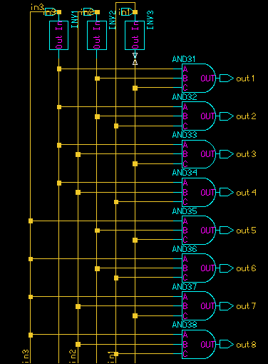 Figura 11: Circuito do decodificador. 2.4.