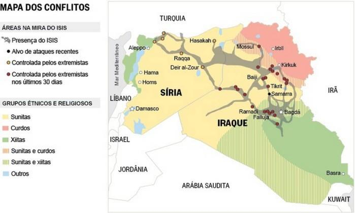 FORMAÇÃO DO ESTADO ISLÂMICO 2003 EUA e Reino Unido invadem o Iraque, derruba Saddam Hussein (Sunita). 2004 Governo Xiita é eleito. Rebeldes iraquianos contrários a invasão formam a Al Qaeda do Iraque.