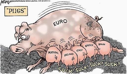 CRISE DE 2010-11 (União Europeia) Crise financeira (Bancos e Bolsas).