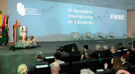 EVENTOS EVENTOS III Seminário Internacional de Educação Para a economia brasileira voltar a crescer de forma sustentável, o investimento em educação é primordial e exige comprometimento de toda a