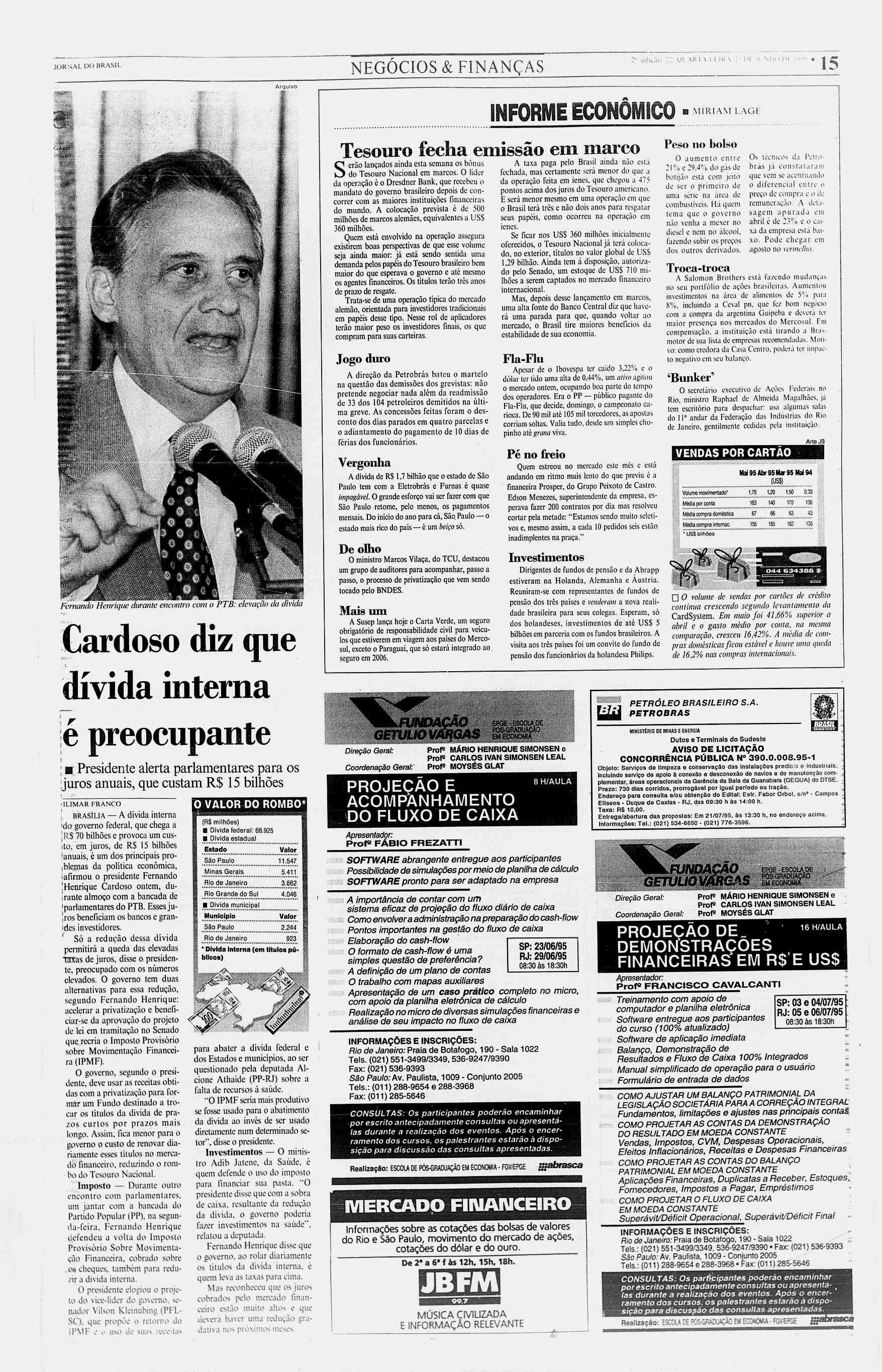 JORNAL DO BRASIL NEGÓCIOS & FINANÇAS edisào Cl «.»! ARI \ I l IK \ : Pi il MiolM!