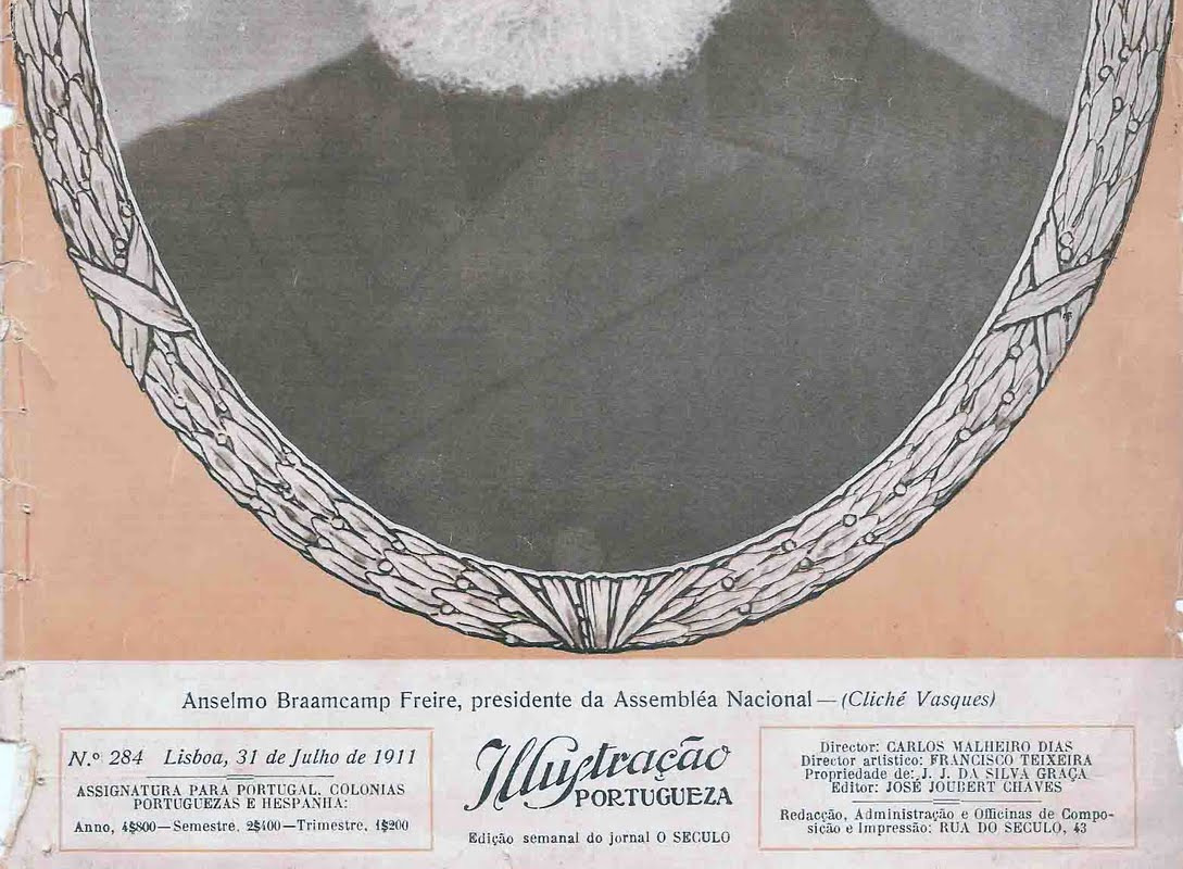 Esta revista era edição semanal do jornal O Século (1880-1978) e a reportagem, de Rocha Martins, saiu no nº 284, de