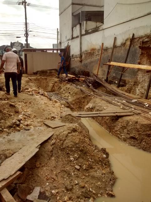 Continuação da concretagem e desforma