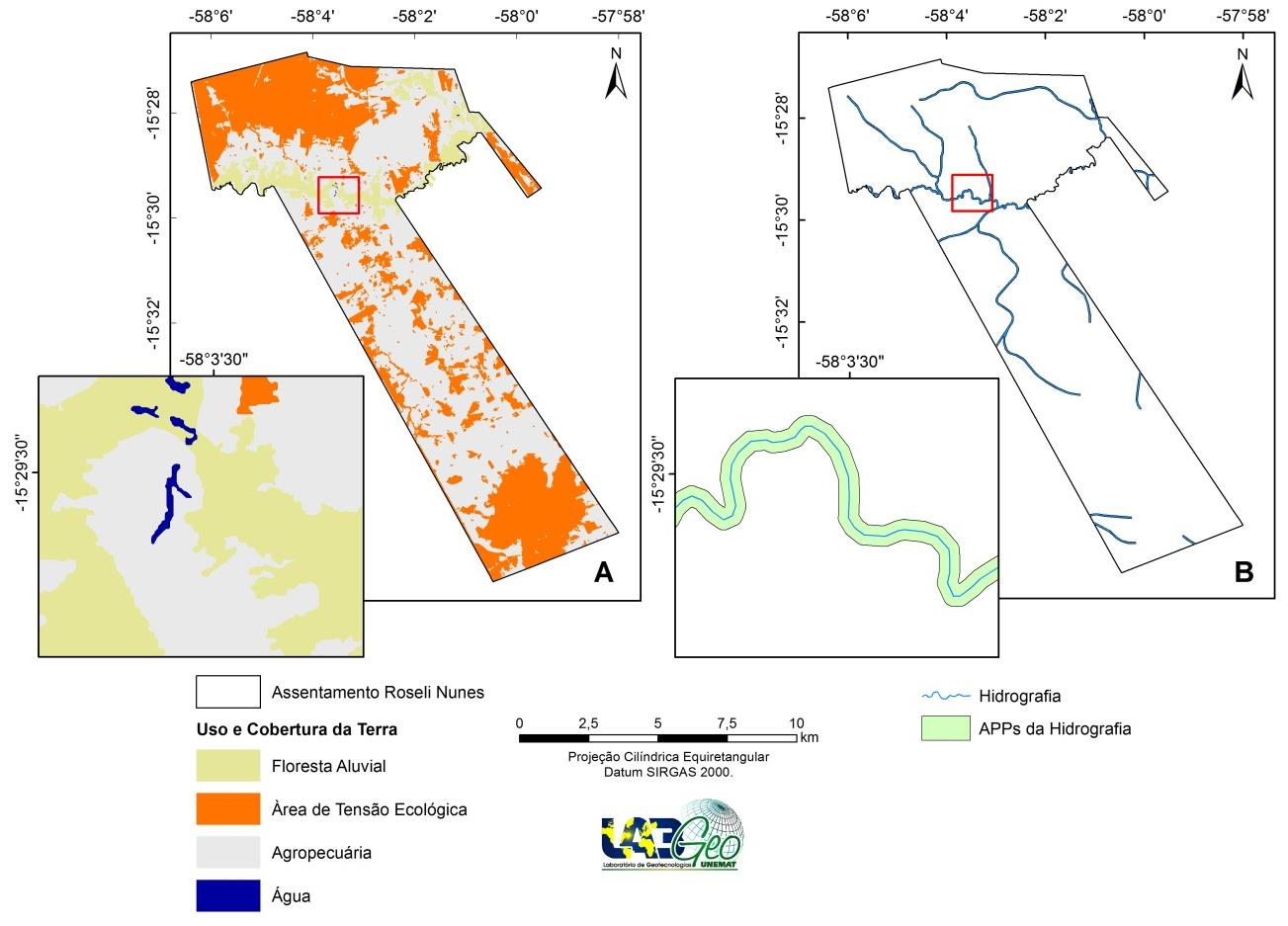 assentamento em estudo há uma prática das duas atividades associadas, conforme aponta o mapa de uso e cobertura da terra.