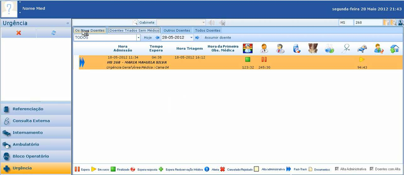 EPR Processo Clínico Eletrónico Glintt Sistema