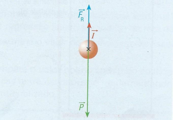 Quando a esfera entra no líquido, o movimento é acelerado e a velocidade vai aumentando.