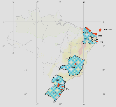 PROJETOS PROINFA 54 Projetos Eólicos 7 instalados 73% dos