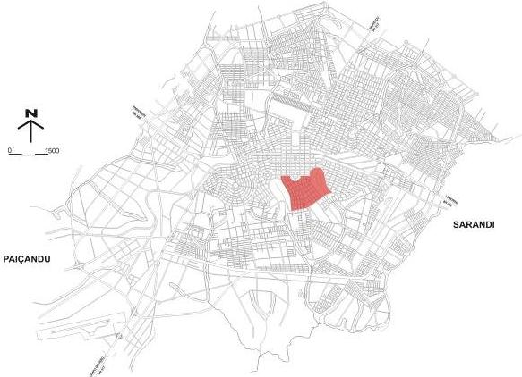 O plano inicial da cidade desenhada por Jorge de Macedo de Vieira previa um zoneamento do uso do solo, de modo que foram previstas zonas residenciais destinada às classes sociais mais elevadas e