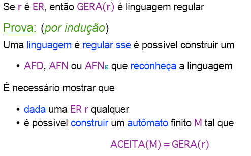 Expressões Regulares X Linguagens