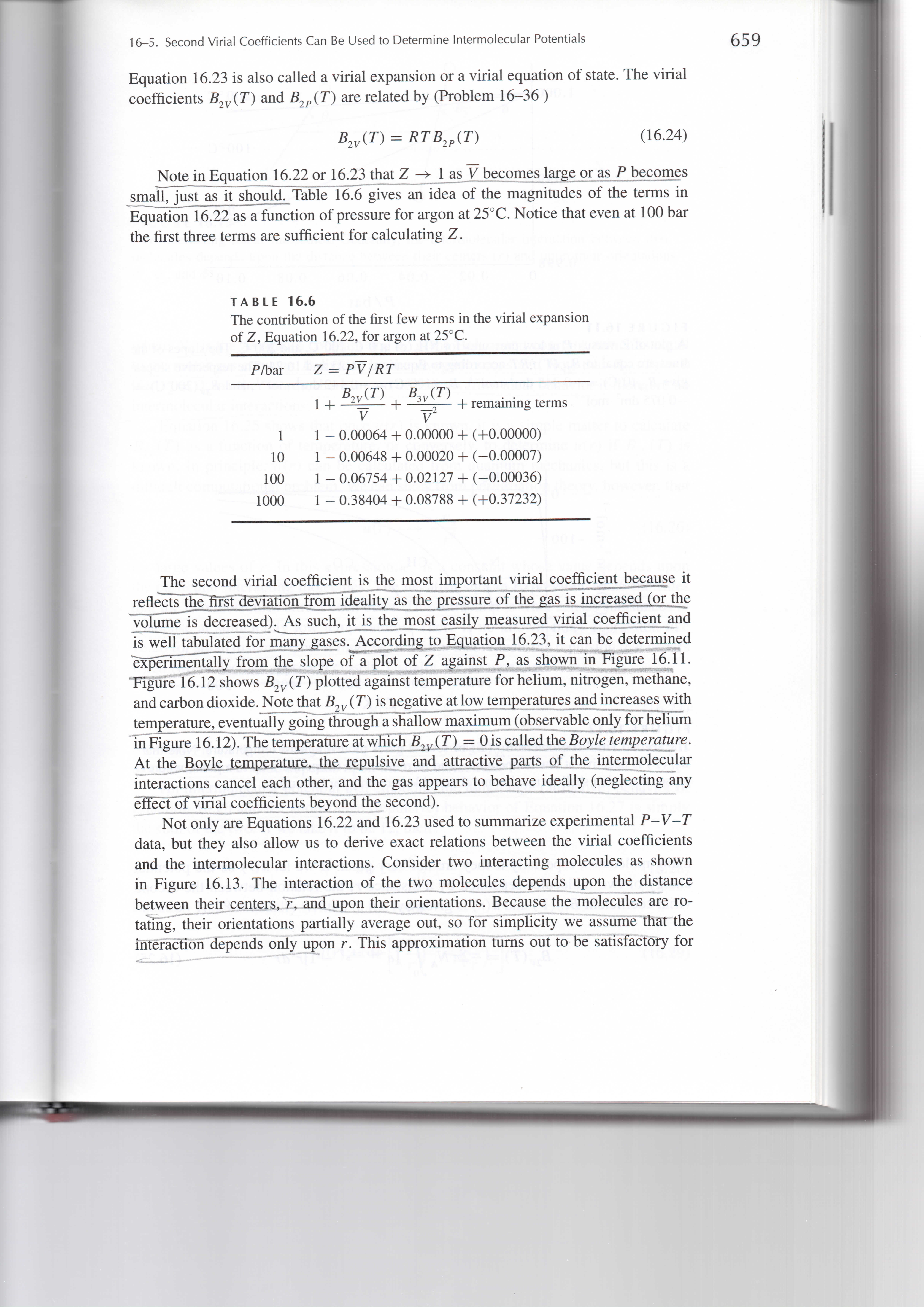 Equação virial PV B2V (T ) B3V (T ) Z= = 1.