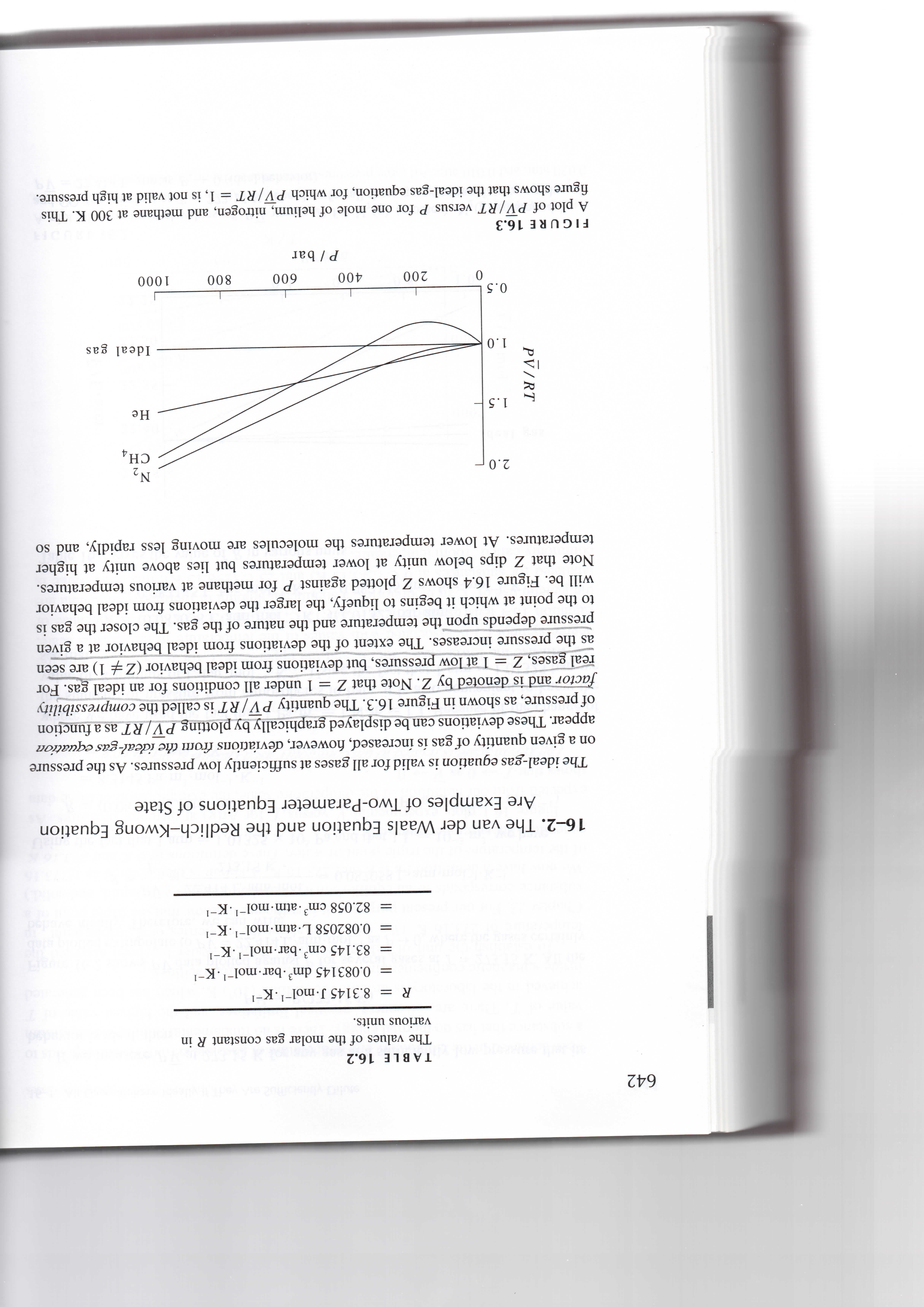 Propriedades dos gases: Todos os gases comportam-se idealmente quando muito diluídos PV = nrt PV = RT # PV & 1 1 R = limp 0 % = 8.3145Jmol K! ( $ T '!