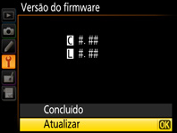 Câmeras com dois compartimentos do cartão de memória Se a câmera permitir selecionar um compartimento como compartimento primário e o outro como compartimento secundário, insira o cartão no