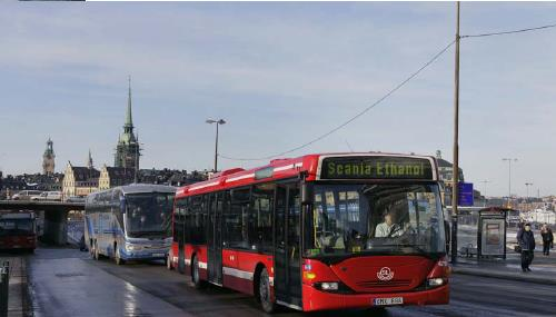 ônibus na Suécia 1990 a 2009-600 ônibus em operação