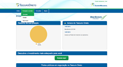 Cada título tem o seu preço unitário (PU); alguns pagam juros semestrais, outros somente no final, com várias opções de vencimento.