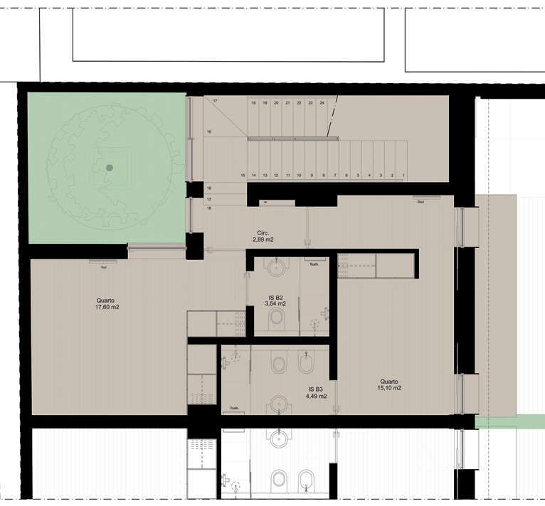 B1 ÁREAS AREAS 173 a 180 m² 173 to 180 sqm 11 a 13 m² 11 to 13