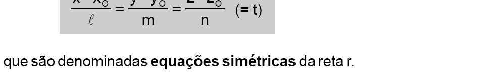 Equações da reta Equações da reta Exemplo.