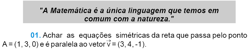 109 110 Capítulo 2: Retas e planos em R³ Aula 6 Posições relativas a retas;