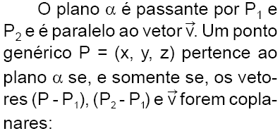 Equação geral do plano; Casos